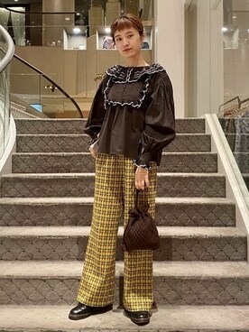 BEAMS BOYさん（レディース・163cm）の秋コーディネート