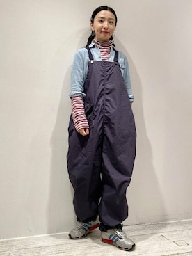 「BEAMS BOY（ビームスボーイ）のアイテム（ヘアピン）」を使った、BEAMS BOYさん（レディース・151cm）の秋コーディネート