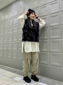 VANS × BEAMS BOY / 別注 フラワー フリース ベスト BEAMS BOY（ビームスボーイ）の「VANS × BEAMS BOY / 別注