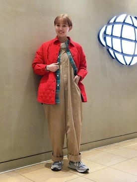 BEAMS BOYさん（レディース・153cm）の秋コーディネート