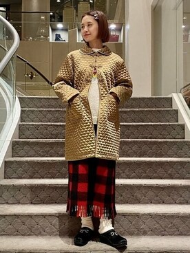 BEAMS BOYさん（レディース・163cm）の冬コーディネート