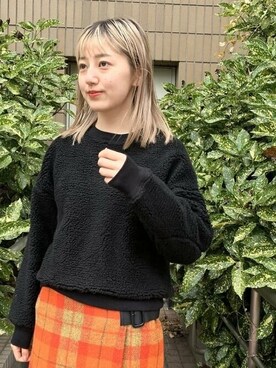 BEAMS BOYさん（レディース・161cm）の冬コーディネート