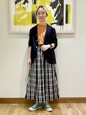 BEAMS BOYさん（レディース・160cm）の冬コーディネート