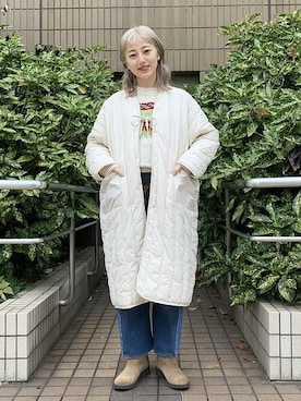 BEAMS BOYさん（レディース・161cm）の冬コーディネート