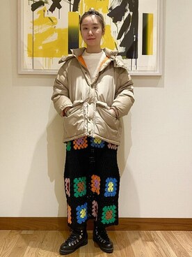 BEAMS BOYさん（レディース・160cm）の冬コーディネート