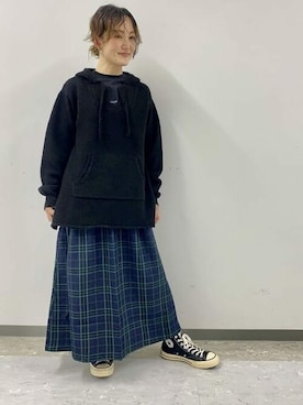 BEAMS BOYさん（レディース・159cm）の冬コーディネート