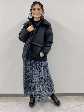 BEAMS BOYさん（レディース・159cm）の冬コーディネート