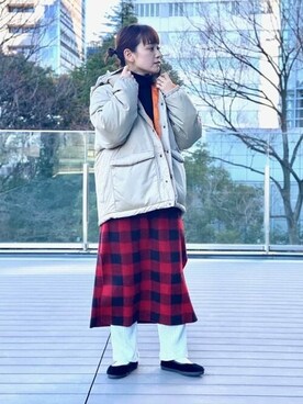 BEAMS BOYさん（レディース・156cm）の冬コーディネート