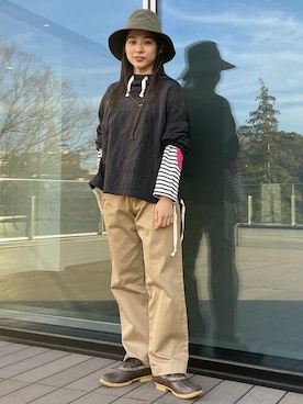 BEAMS BOYさん（レディース・162cm）の冬コーディネート