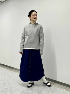 BEAMS BOYさん(レディース・159cm)の冬コーディネート