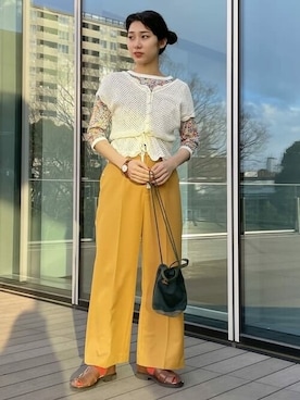 BEAMS BOYさん（レディース・161cm）の冬コーディネート