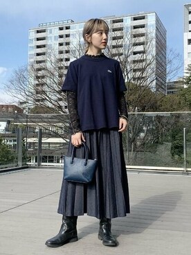 BEAMS BOYさん（レディース・161cm）の春コーディネート