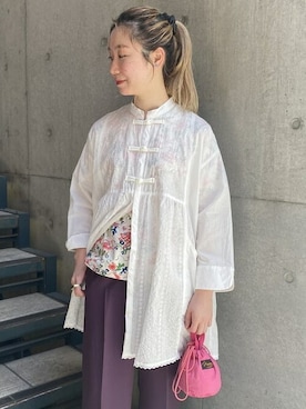 「ナプロン」｜BEAMS BOYさん（レディース・160cm）の春コーディネート