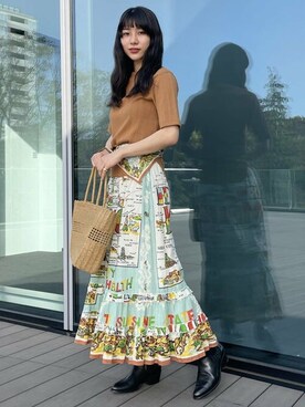 BEAMS BOYさん（レディース・162cm）の春コーディネート