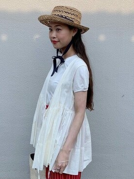 BEAMS BOYさん（レディース・153cm）の春コーディネート