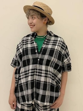 「BEAMS BOY（ビームスボーイ）のアイテム（トップス）」を使った、BEAMS BOYさん（レディース・149cm）の春コーディネート