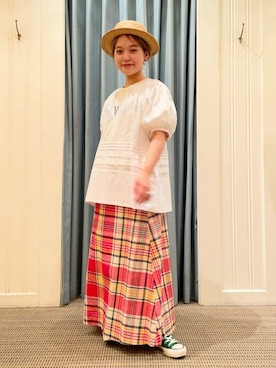 「cableami 」｜BEAMS BOYさん（レディース・153cm）の夏コーディネート
