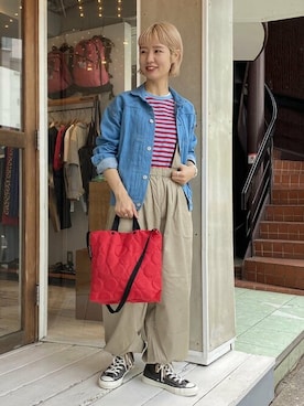 「BAG'n'NOUN」｜BEAMS BOYさん（レディース・160cm）の夏コーディネート