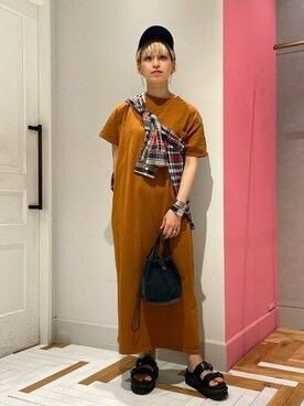 BEAMS BOYさん（レディース・159cm）の夏コーディネート
