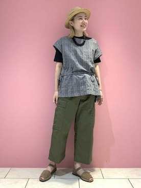 「cableami 」｜BEAMS BOYさん（レディース・162cm）の夏コーディネート
