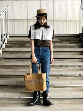 「cableami 」｜BEAMS BOYさん（レディース・160cm）の夏コーディネート