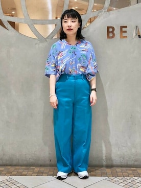 BEAMS BOYさん（レディース・153cm）の夏コーディネート
