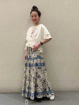 BEAMS BOYさん（レディース・153cm）の夏コーディネート