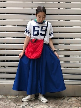 「BAG'n'NOUN」｜BEAMS BOYさん（レディース・160cm）の夏コーディネート