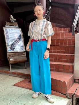 BEAMS BOYさん（レディース・163cm）の夏コーディネート