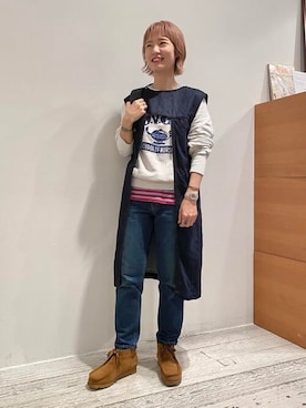 BEAMS BOYさん(レディース・154cm)の夏コーディネート