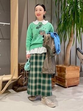「BEAMS BOY（ビームスボーイ）のアイテム（その他アウター）」を使った、BEAMS BOYさん（レディース・154cm）の秋コーディネート