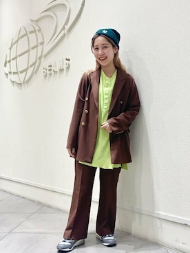 「BEAMS BOY（ビームスボーイ）のアイテム（テーラードジャケット）」を使った、BEAMS BOYさん（レディース・153cm）の秋コーディネート