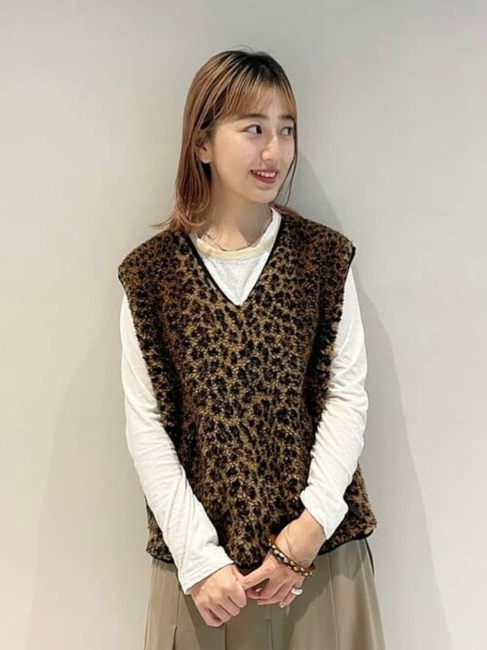 BEAMS BOY / ボーイ ジャカード ボア プルオーバー ベストを使った人気