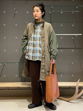 「BEAMS BOY（ビームスボーイ）のアイテム（その他アウター）」を使った、BEAMS BOYさん（レディース・162cm）の秋コーディネート