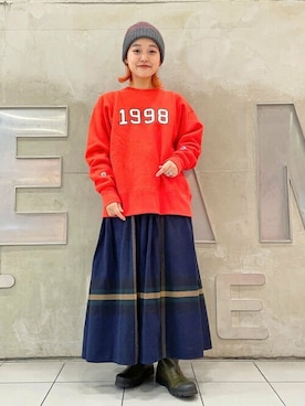 「cableami 」｜BEAMS BOYさん（レディース・153cm）の秋コーディネート