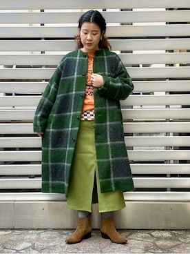 「BEAMS BOY（ビームスボーイ）のアイテム（その他アウター）」を使った、BEAMS BOYさん（レディース・159cm）の秋コーディネート
