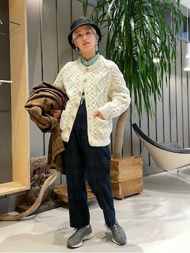 BEAMS BOYさん（レディース・159cm）の秋コーディネート