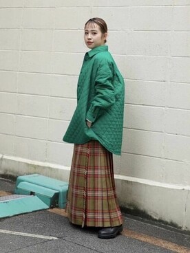 BEAMS BOYさん(レディース・153cm)の冬コーディネート