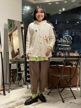 BEAMS BOYさん（レディース・162cm）の冬コーディネート