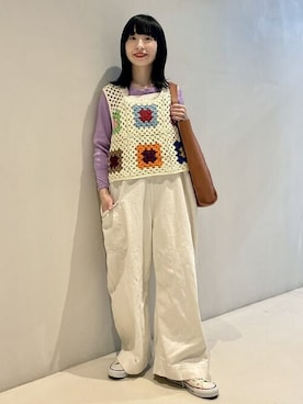 BEAMS BOYさん（レディース・151cm）の冬コーディネート