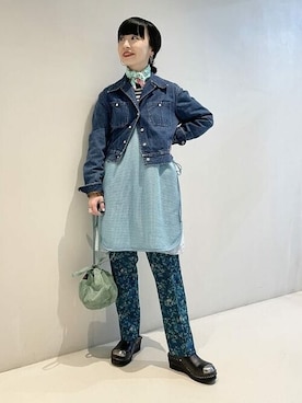 BEAMS BOYさん（レディース・151cm）の冬コーディネート