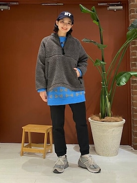 BEAMS BOYさん(レディース・161cm)の冬コーディネート