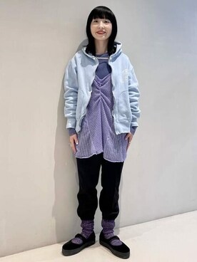 BEAMS BOYさん(レディース・151cm)の冬コーディネート