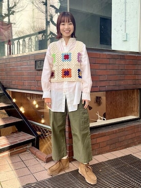 BEAMS BOYさん（レディース・158cm）の冬コーディネート