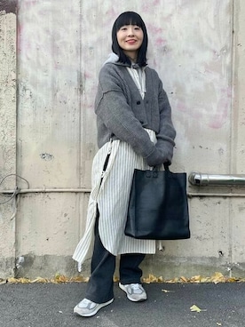 BEAMS BOYさん（レディース・151cm）の冬コーディネート