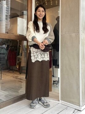 BEAMS BOYさん(レディース・162cm)の冬コーディネート