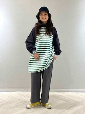 BEAMS BOYさん（レディース・155cm）の冬コーディネート