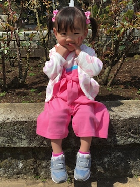 さーちゃんさん（キッズ・80cm）の春コーディネート