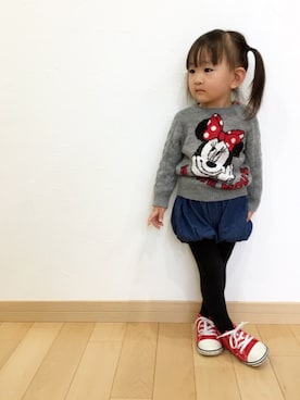 さーちゃんさん(キッズ・90cm)の秋コーディネート