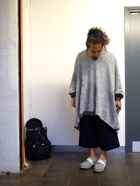 「sou-mu（ソウム）のアイテム」を使った、higeさん（メンズ・165cm）の夏コーディネート